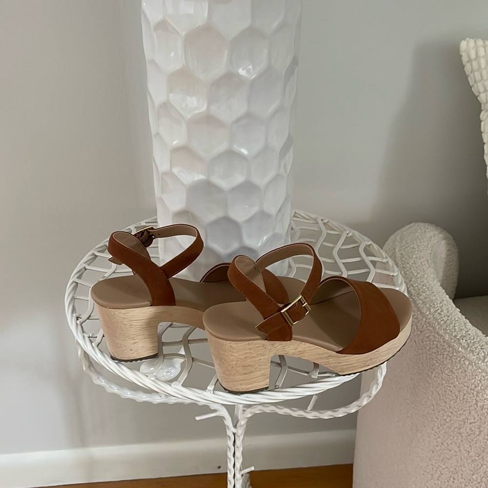 Loft suede heels
